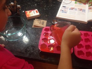 Making Orange Gummy Candy